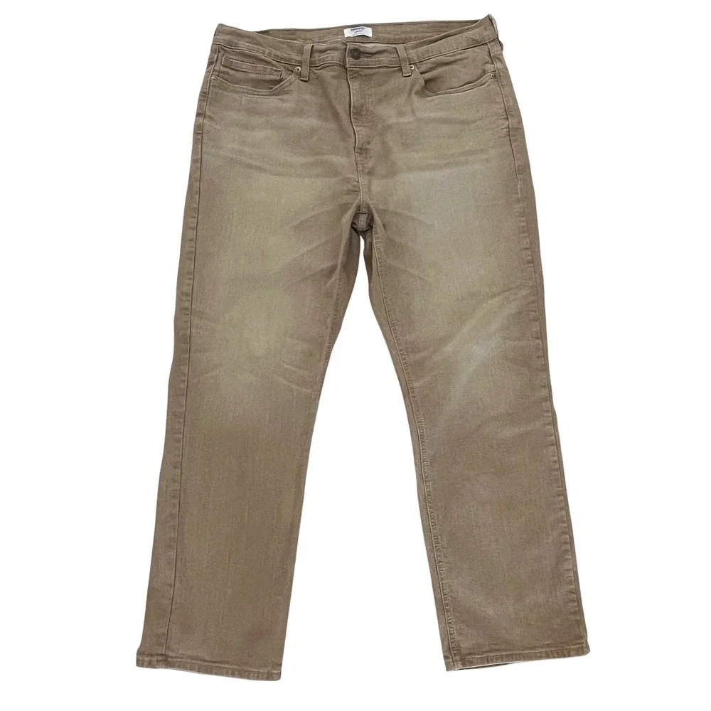 Denizen Levi's Mens‎ 231 Athletic Fit Jeans 38x29 Tan Stretch Slightly Tapered